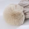 Women's Warm Knitted Hat Korean Style Versatile Plus Velvet Thickened Windproof Ear Protection Wool Hat