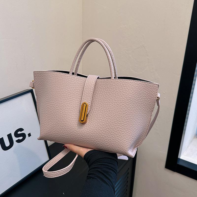 Vintage Bucket Women's Bag Summer New Commuter Single Shoulder Crossbody Bag Bags Large Capacity Handheld Tote Bag