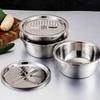 3Pcs Three-in-one Grater Bowl Multifunctional Washing Basin Practical Slicing Disc  Kitchen