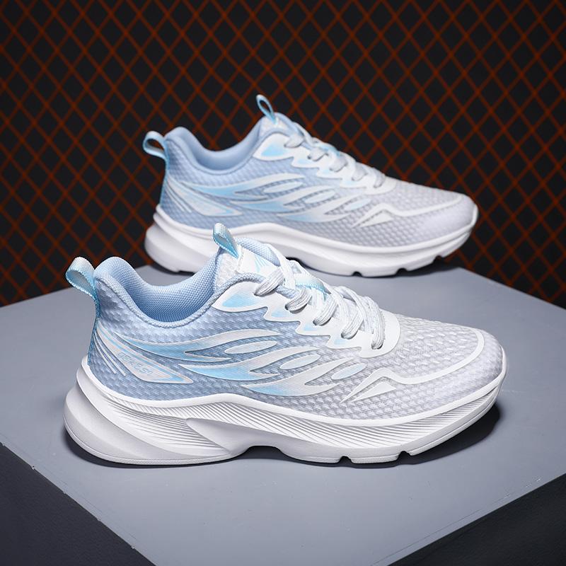 

Модные кроссовки женские весенние удобные сетчатые спортивные повседневные легкие на шнуровке для бега фитнеса с мягкой подошвой дышащие женские туфли 2025 40