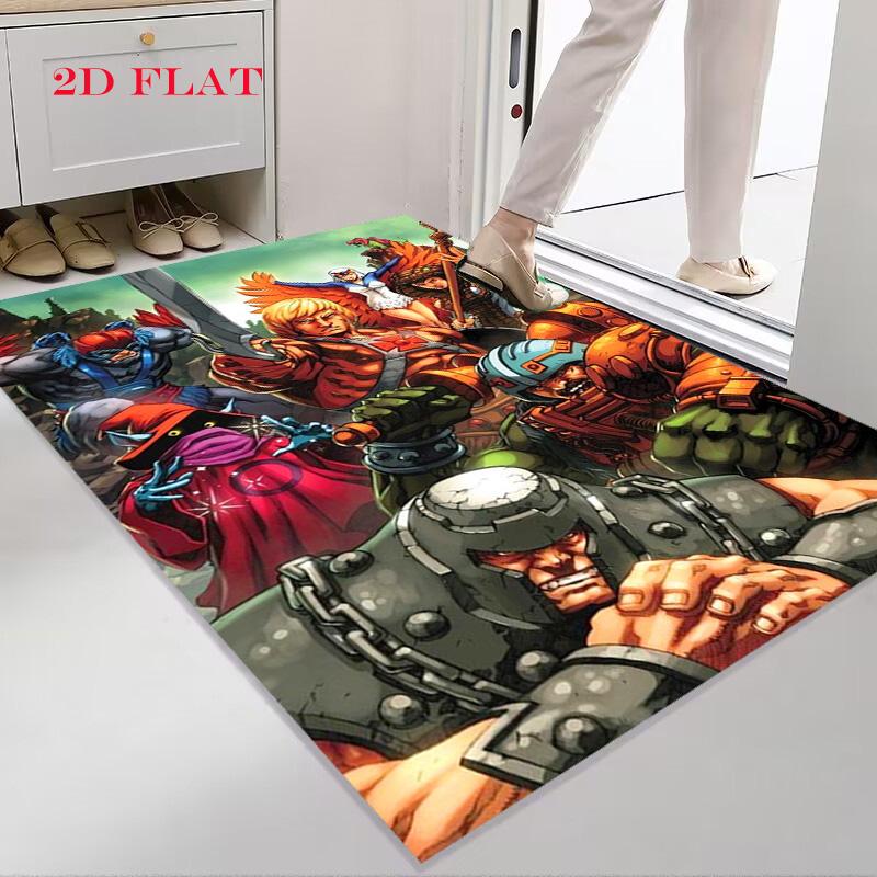 Masters Universe Retro Art Carpet Home Decor Suitable For All Seasons Bathroom Mat Protective Pad Dormitory Decoration