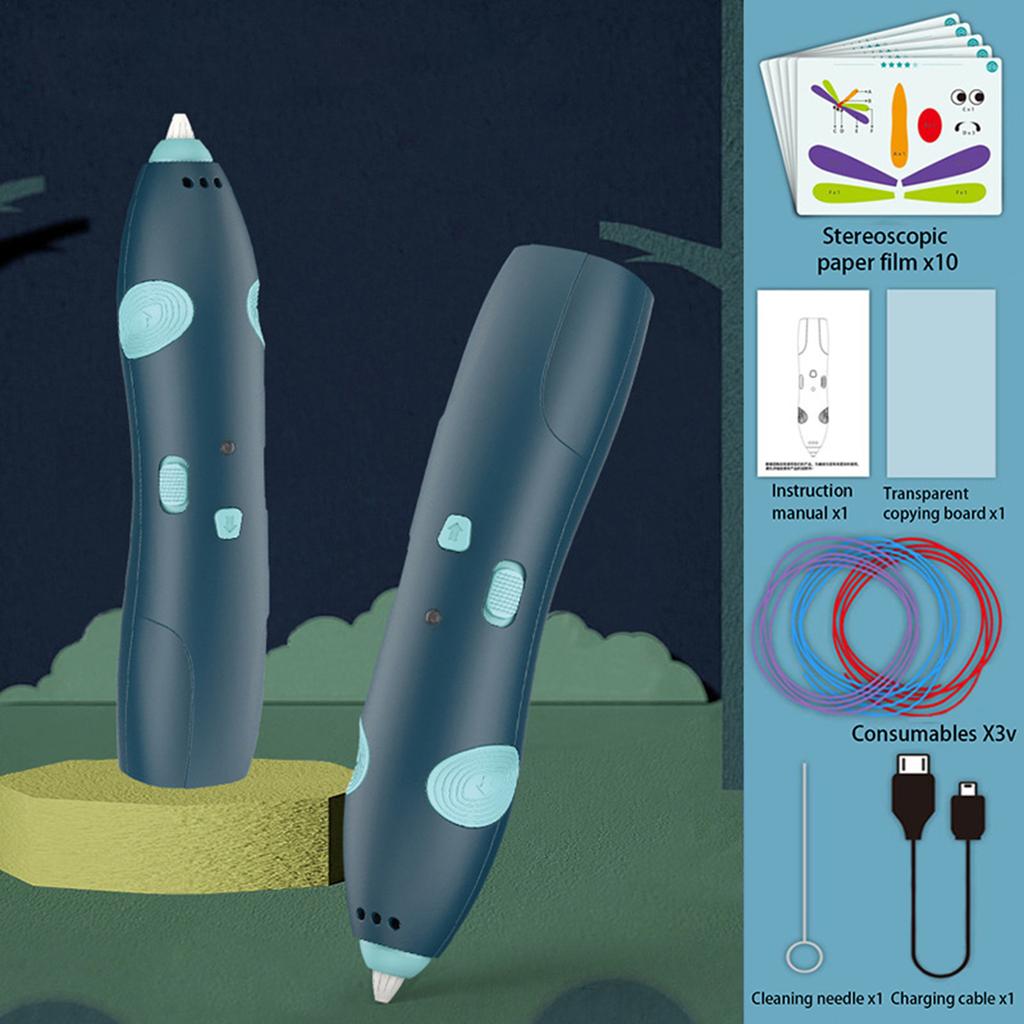3D Printing Painting Pen Set Low Temperature Wireless Creative Toy DIY Stereoscopic Painting Pen