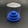 1pc Dental Lab Instrument 48 Holes (Round) Plastic Bur Holder Burs Block Case Box