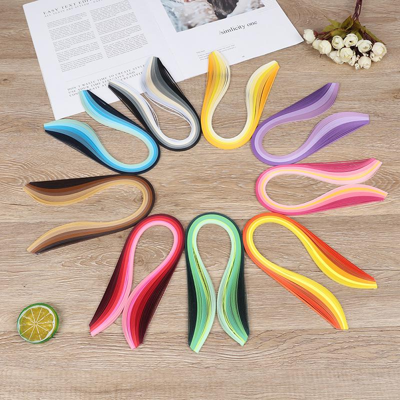100Pcs/Set Paper Quilling Strips Set 3Mm 39Cm Paper For Craft Diy Quilling Tool