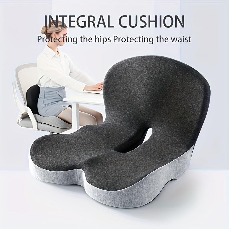 Ergonomic Seat Cushion Hand Washable Cover Waist Support Comfort Seat Cushion for Back Sleepers Office Car Home Use Home Textile