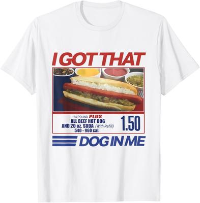 Retro Vintage I Got That Dog In Me Funny Hotdog Men Women T-Shirt Unisex T-Shirt