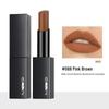 MYG Charm Magnetic Black Tube Lipstick: Moisturizing, Non-fading Earthy Tone In Dirty Orange Chocolate.