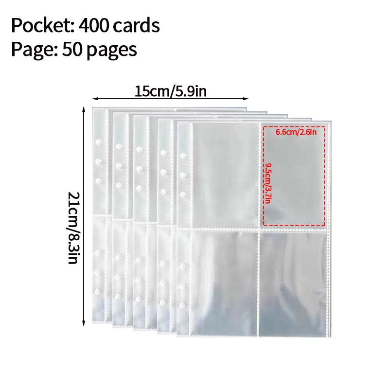 Binder Photocards Holder Binder Photocard Sleeve Background Paper Kpop Photo Album Binder Page Binder Photo Sleeve