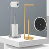 Floor-standing Tissue and Toilet Paper Holder for Bathroom and Kitchen