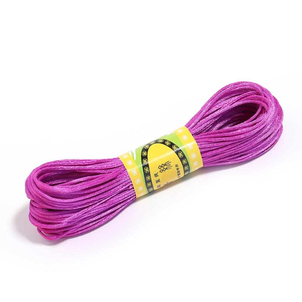 20m Nylon Cords Chinese Knot Woven Colorful Rope String Beads Thread For DIY Handmade Bracelet Jewelry Supplies Accessories