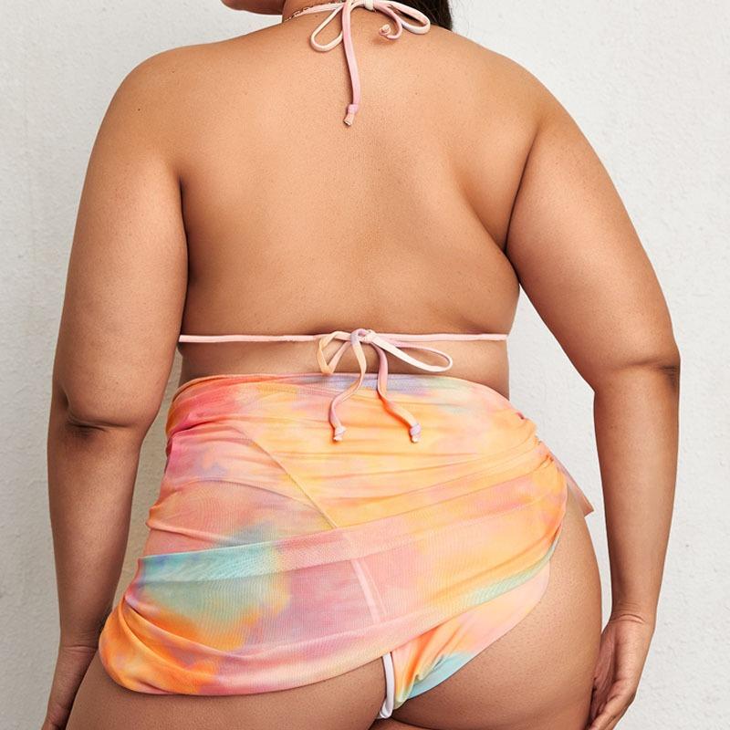 Women High Waisted Sexy Swimsuit Women's Large Size Swimsuit Beach Seaside Swimwear Bikini