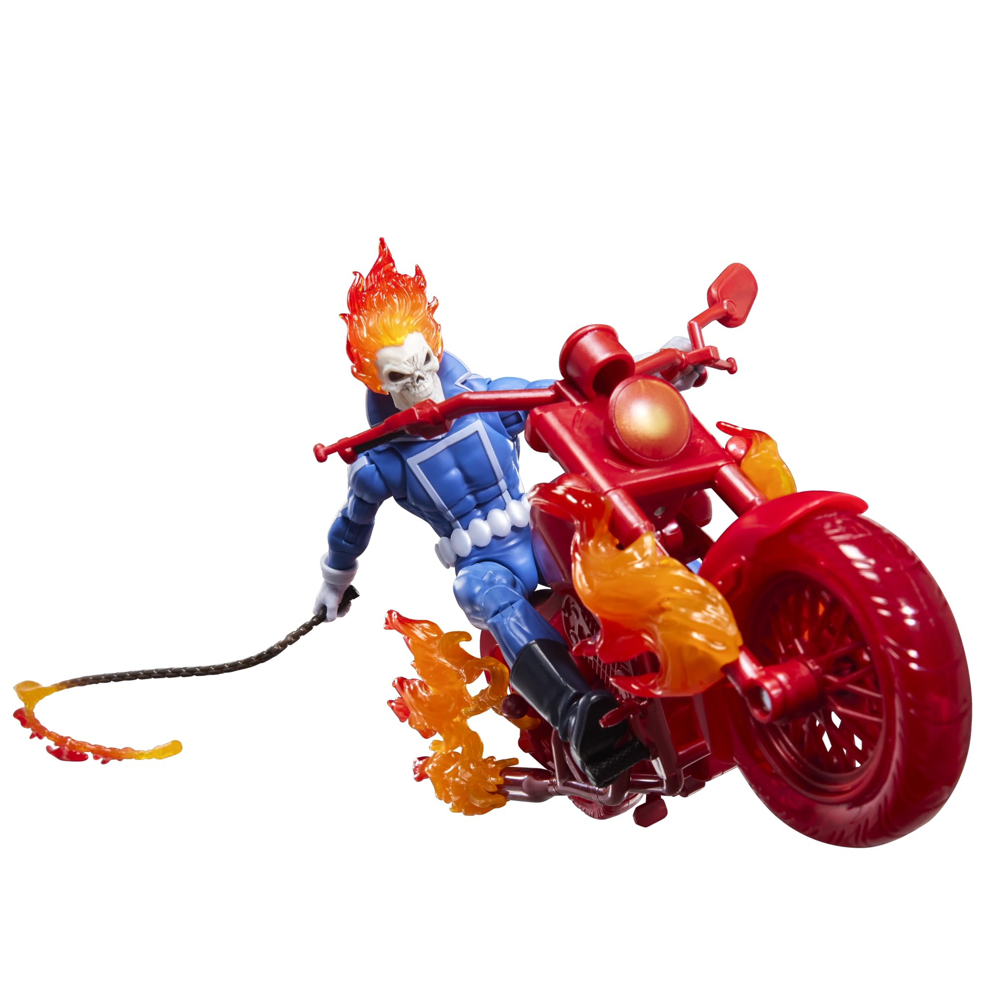 

Hasbro MARVEL Legends Серия Призрачный Гонщик Джонни Блейз Фигурка с Мотоциклом для Коллекции Marvel Comics G2083 6-дюймовая (аутентичный)