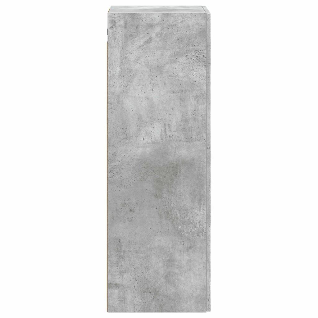 Wall Mounted Bathroom Cabinet Concrete Grey 33 X 34.5 X 60 Cm