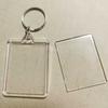 Keychain Pendant Rectangular Clear Photo Album Keyring Handbag Wallet Hanging Key Chain Organizer Transparent Handmade