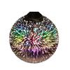 3D LED Colorful Glass Pendant Light - Nordic Minimalist Design for Dining, Shop, Restaurant, or Bedroom