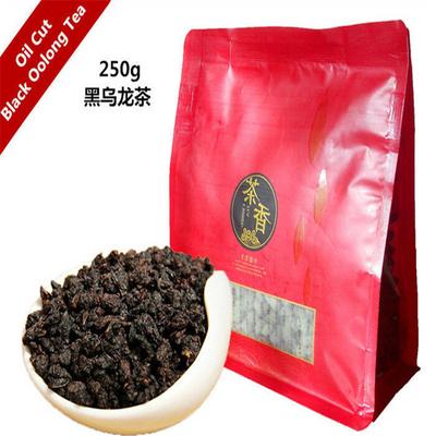 Organic Tea 250g Oil Cut Black Oolong Tea High Quality