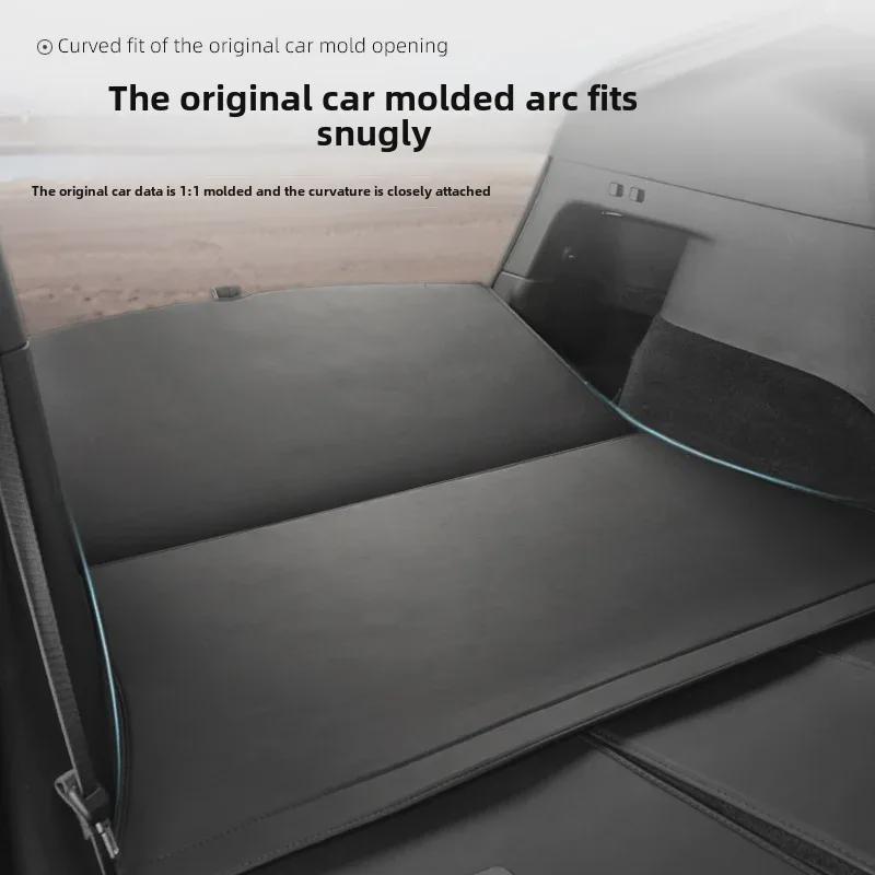 Kofferraumschutzpolster aus Leder für den Innenraum des Tesla Model 3/Y