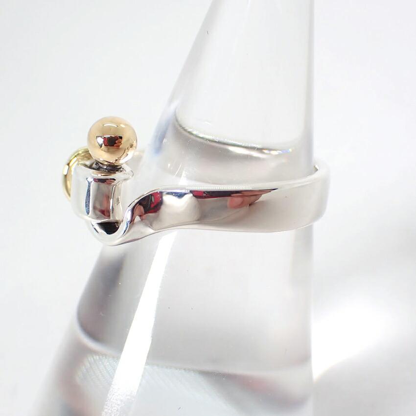 [Used] TIFFANY 925/750 Hook & Eye Ring, size 10.5/size 10/g535-81