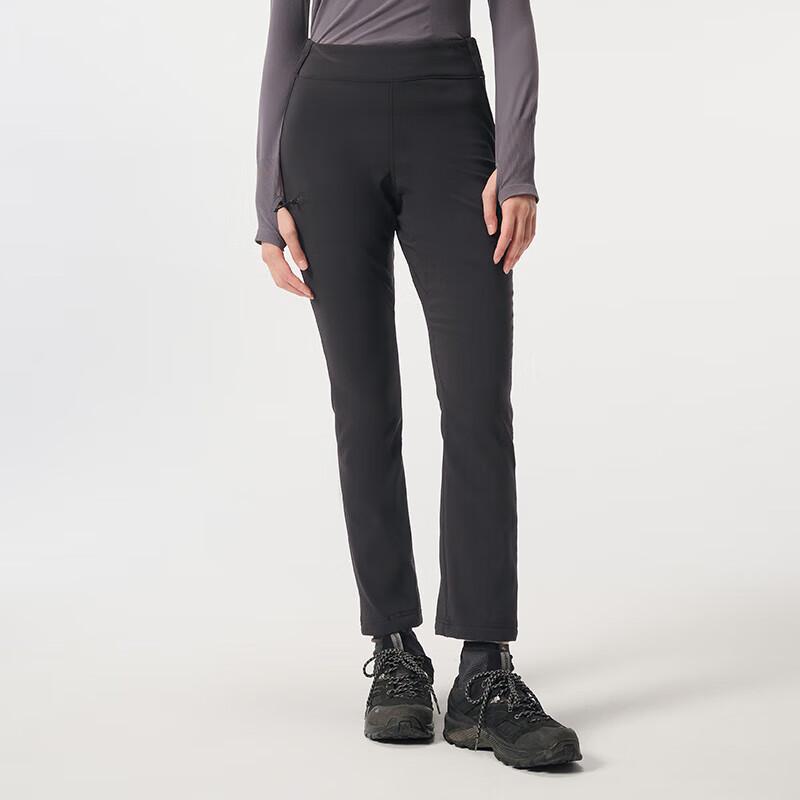 Columbia Waterproof Fleece Lined Straight Leg Hiking Pants Women bottoms Black AR9501-010