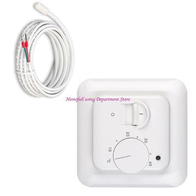  Programmable Room Temperature Regulator For Electric Floor Warmers 50℃ Safety Limit
