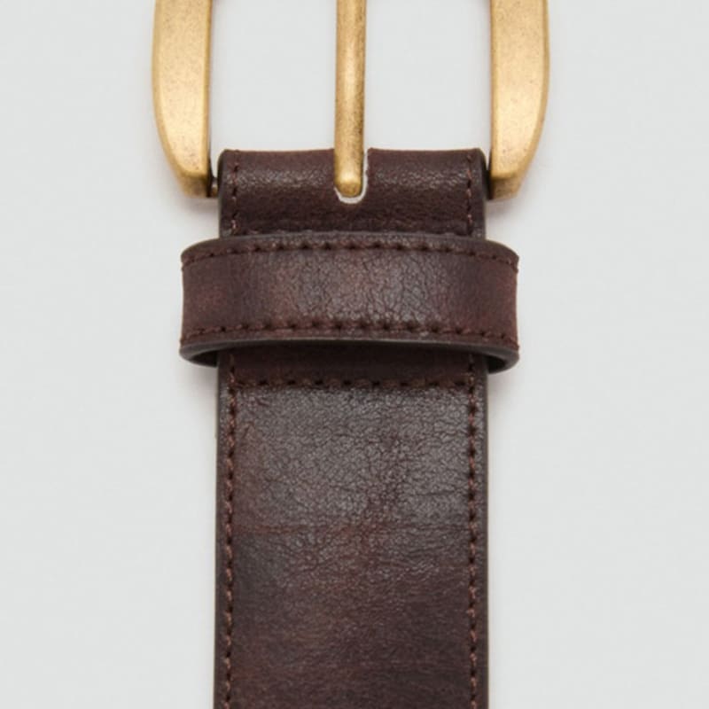 Mango MANGO WOMAN Belt JULIAN Dark Brown 17092541