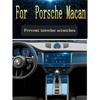 For Porsche Macan Gear Panel Navigation Automotive Interior Screen Protective Film TPU Anti-Scratch Sticker Protect