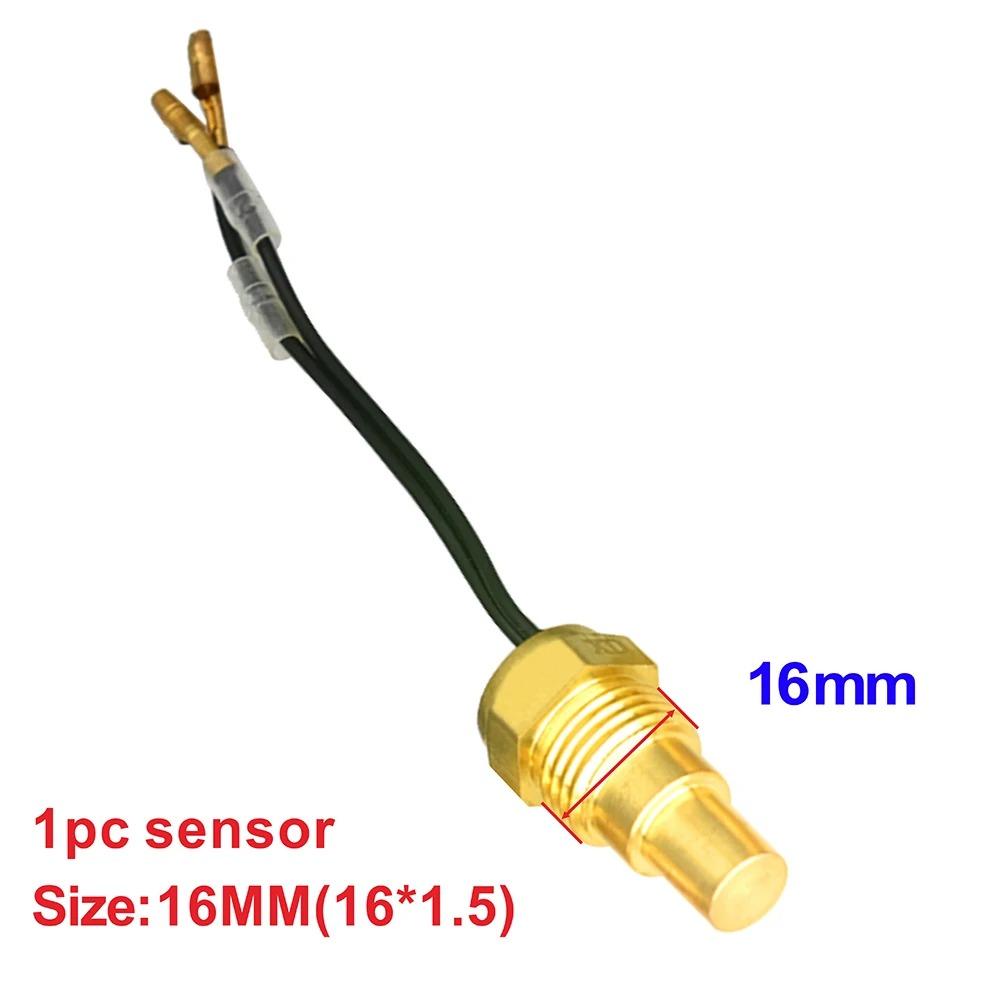 1Pcs 50K Head Plug Water Temperature Sensor 10/12/14/16/17/21mm NPT 3/8 1/8 1/2 Digital Temperature Sensor 12V/24V Universal