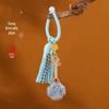 National Style Jade Ruyi Keychain Pendant: Cultural Gift Ornament