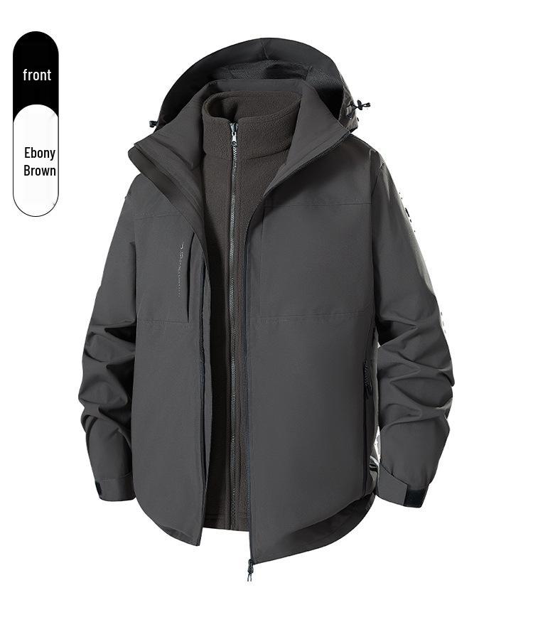 Couple`s 3-in-1 Detachable Windproof & Water-Repellent