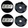4 Stück 60mm BBS Logo Emblem Plakette Auto Radnabendeckel Räder Radkappen Auto Nabenfelgenabdeckung Ersatz Auto Zubehör