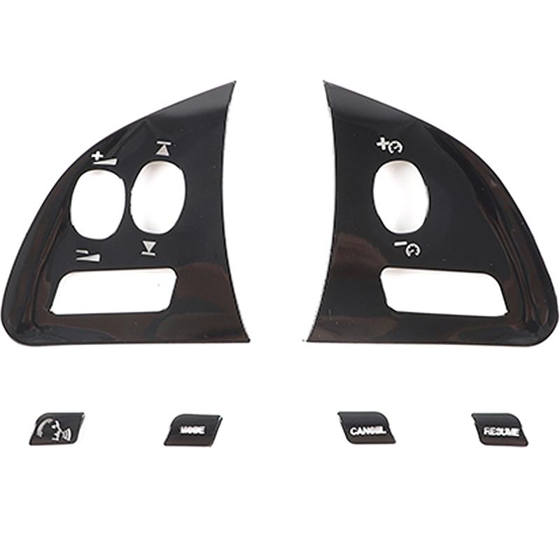 For Jaguar XF 2012-2015 Car Styling Stainless Steel Silver Car Steering Wheel Button Sticker Car Interior Accessories