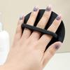 Back Scrubber for Shower Exfoliating Gloves with Ergonomic Finger Straps, Gentle PET Bath Gift Family And Friends Scrubber, Deep Cleaning Dead