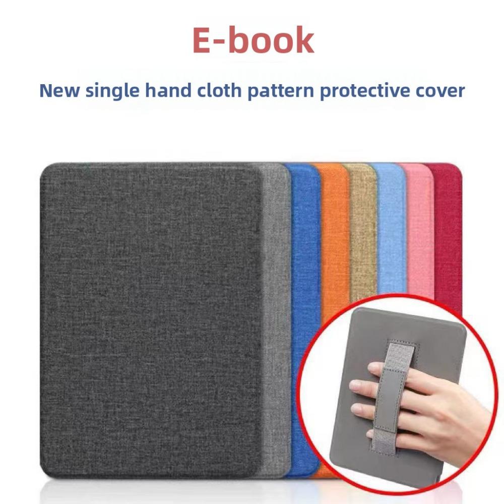 Kindle Case 2024 for Amazon Kindle 658 Youth Edition KPW6 Fabric Cover with Hand Strap Protective Shell