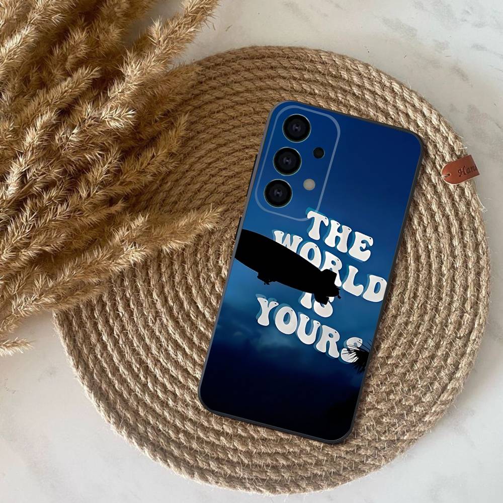 

S-Scarface 1983 Film Phone Case For Samsung S25,S24,S21,S22,S23,S30,Ultra,S20,Plus,Fe,Lite,Note,10,9,5G Black Cover Samsung S21fe