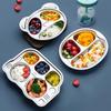 Maxcook Kids Stainless Steel Divided Meal Plate