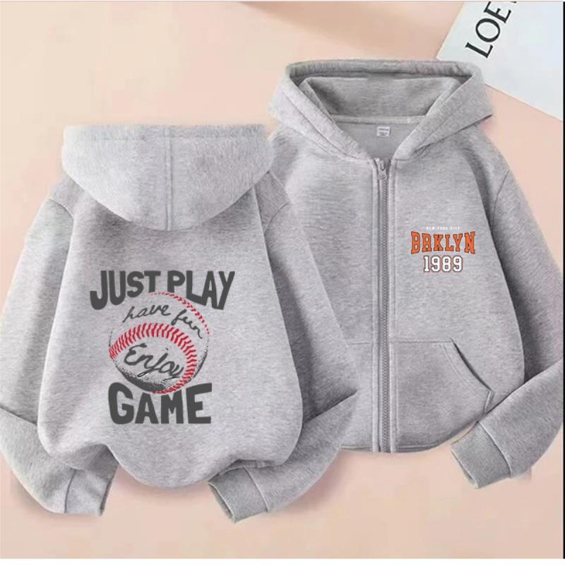 2025 New Autumn/Winter Zipper Children's Hoodie, Fashionable and Versatile Cartoon Printed Girls' Hoodie