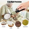 Báscula de cocina electrónica 500 g 0,1 g LCD digital para medir harina de alimentos, cuchara digital, miniherramienta de cocina para leche y café