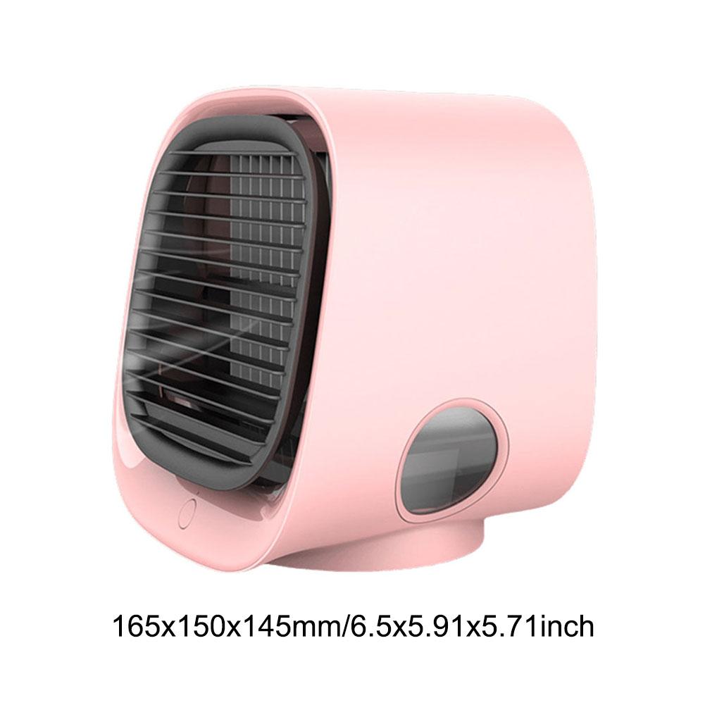 Portable Fan Household Office Mini Desktop Air Conditioning Humidifier USB Fan Water Air Cooler Fan 3 Speeds Desk Fan for Home