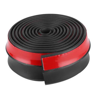 2.5M Universal Anti Collision Strip Bumper Protector Scratch Resistance Car DecorBlack