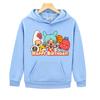2026 New Toca Boca HAPPY BIRTHDAY! Hoodie for Boys Girls Kids Hoodies Cartoon Print Hoodie Children Clothing Clothes