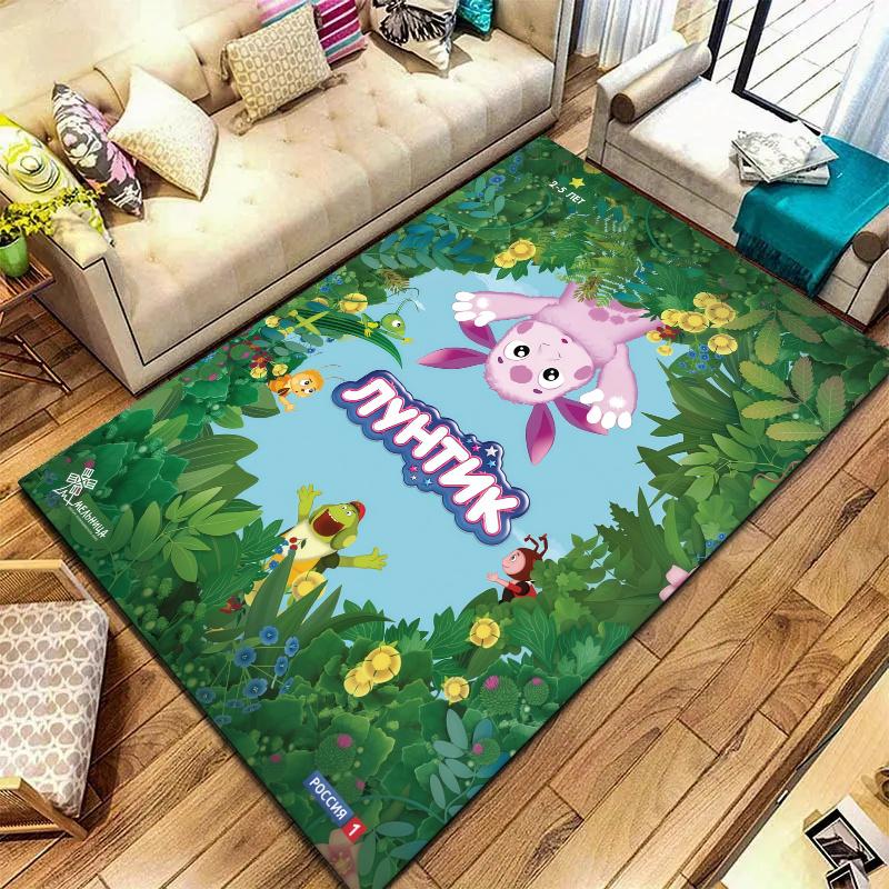 Luntik Carpet Rug for Living Room Bedroom Home Sofa Decoration,Kids play Nonslip Floor Mat