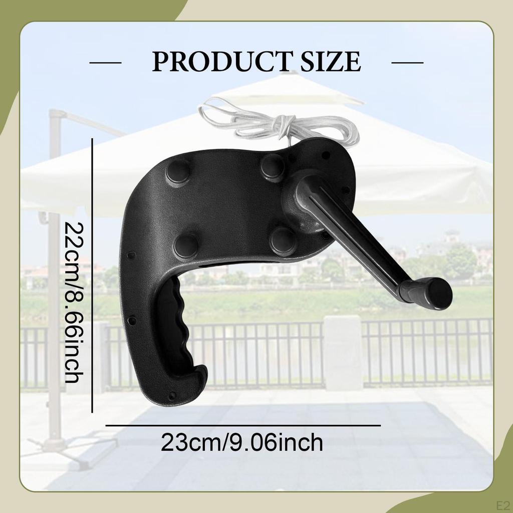 Patio Umbrella Crank Handle Spare Parts, rocking Attachment Outdoor Parts for