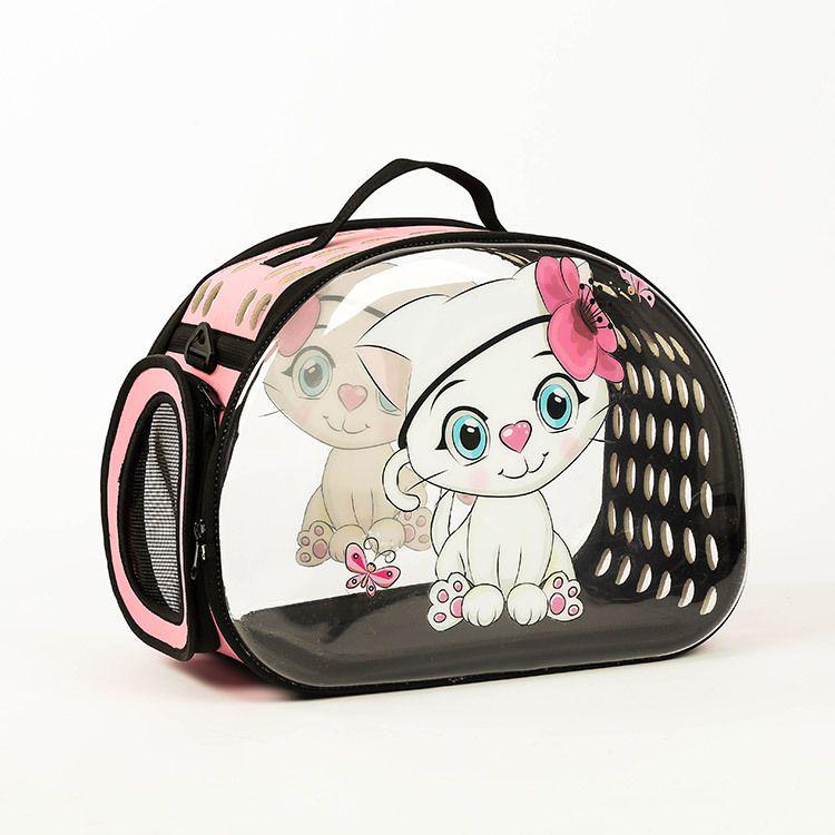 Portable Transparent Cat and Dog Backpack Carrier