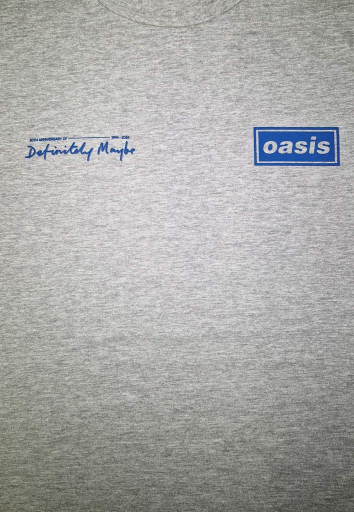 Oasis- Definitely Maybe Tracklistning  T-Shirt