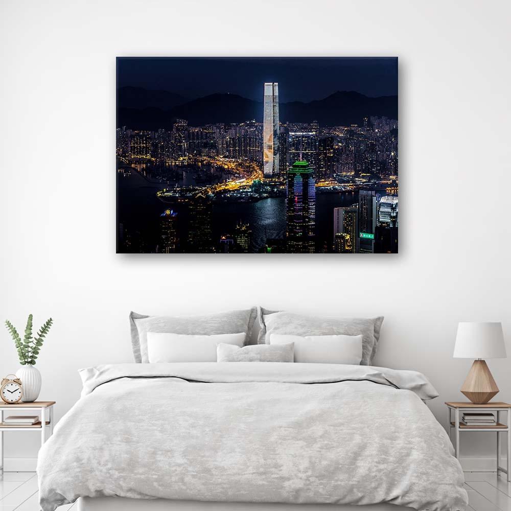 Canvas Print, Skyscrapers Buildings Architecture