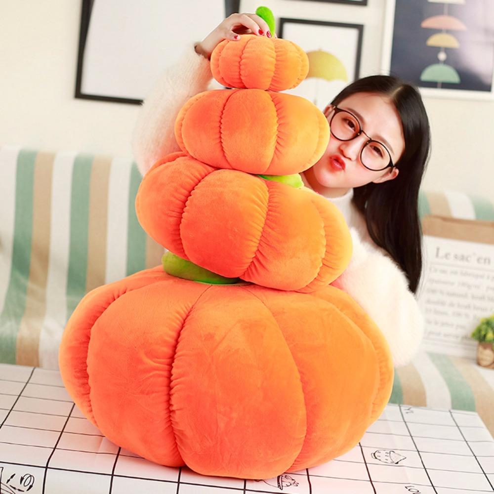 

Real life Plush Pumpkin Pillow Cute And Charming Fruits Vegetable Stuffed infant Playthings Designed For children friends gentle Cushion Birth Date 18cm тыква