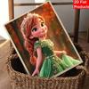 Disney Pearl Painting Handmade Princess In Green Dress Pearl Kit Home Decoration Painting