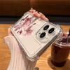 Flower Silicone Phone Case For iPhone 16 15 14 13 12 11 Pro Max XS X XR 7 8 16 Plus SE Transparent Soft Shockproof Bumper Cover