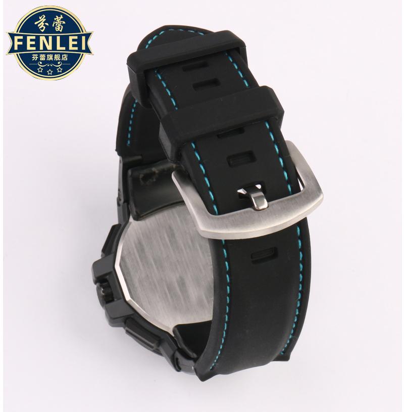 Modified Silicone Watchbands For Casio PROTREK Series PRW-7000 PRW7000 PRW-7000FC Rubber Watch Strap For Men With Tools Bracelet