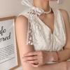 Korean Style Lace Scarves Lace Up Ribbons Necklaces Fashion Pearl Choker  Girl